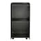 Adiroffice Mobile Hostess/Presentation Stand with Wheels ADI661-07-BLK - alternate 6
